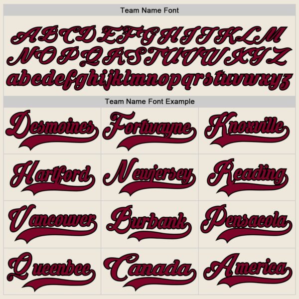 Custom Cream Maroon-Black Hockey Jersey