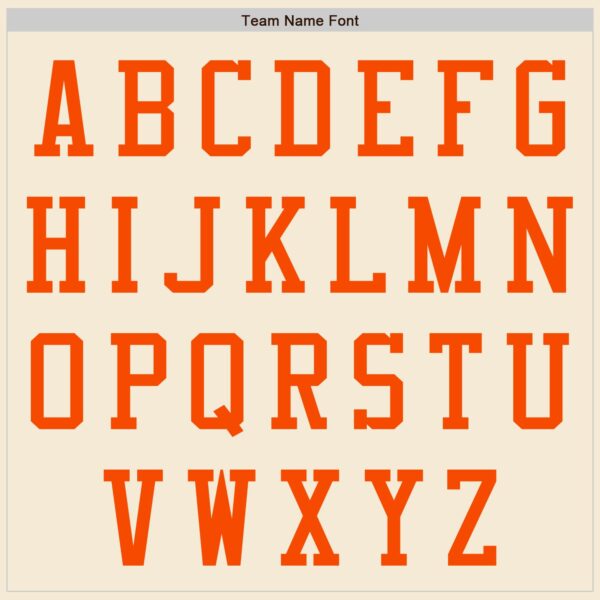 Custom Cream Orange Authentic Baseball Jersey