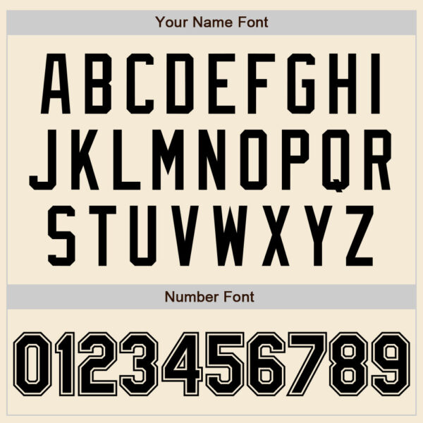 Custom Cream Black Authentic Baseball Jersey