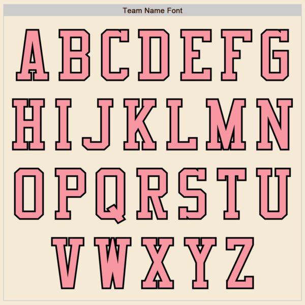 Custom Cream Medium Pink-Black Authentic Baseball Jersey