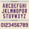 Custom Cream Purple-Old Gold Authentic Baseball Jersey