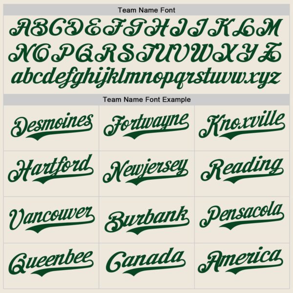 Custom Cream Red-Green Authentic Baseball Jersey