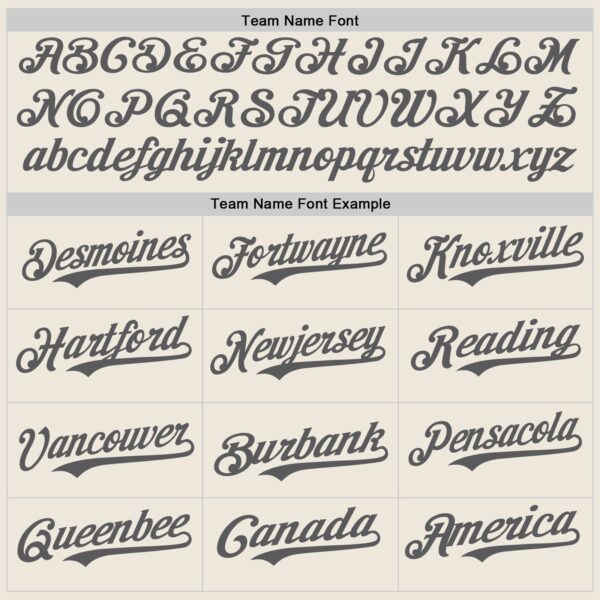 Custom Cream Steel Gray Authentic Baseball Jersey