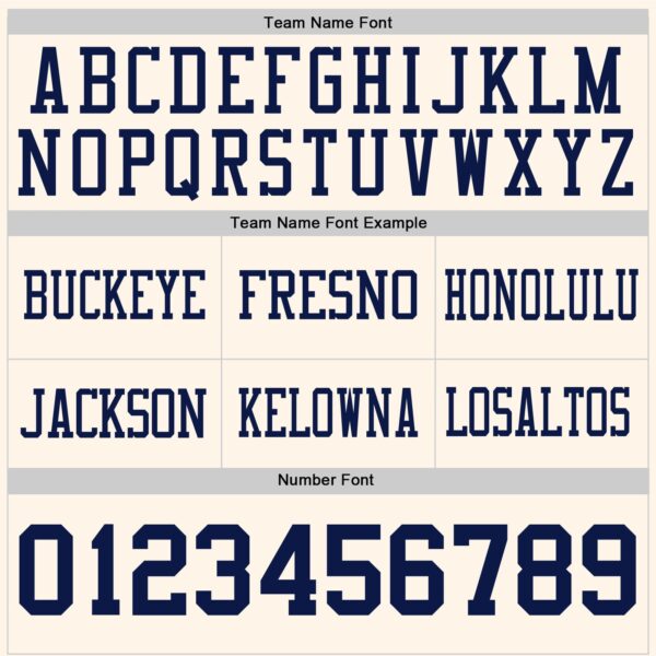 Custom Cream Navy Authentic Football Jersey