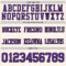 Cream1110-3 Custom Cream Purple-Black Authentic Football Jersey