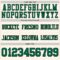 Cream1111-3 Custom Cream Kelly Green-Black Authentic Football Jersey