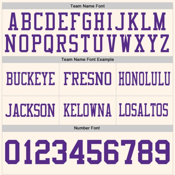 Custom Cream Purple Authentic Football Jersey