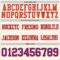 Cream1127-3 Custom Cream Purple-Orange Authentic Football Jersey
