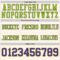 Cream1131-3 Custom Cream Purple-Neon Green Authentic Football Jersey