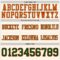 Cream1133-3 Custom Cream Green-Orange Authentic Football Jersey