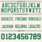 Cream1136-3 Custom Cream Kelly Green Authentic Football Jersey