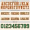 Cream1140-3 Custom Cream Kelly Green-Orange Authentic Football Jersey