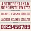 Custom Cream Crimson-Gray Authentic Football Jersey