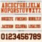 Cream1150-3 Custom Cream Brown-Orange Authentic Football Jersey