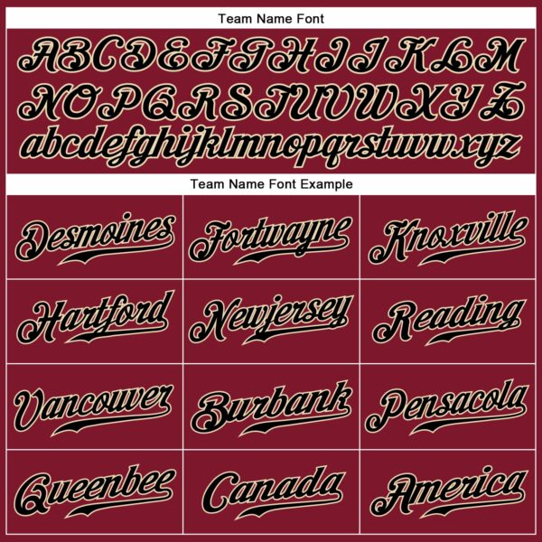 Custom Crimson Black-Cream Authentic Sleeveless Baseball Jersey