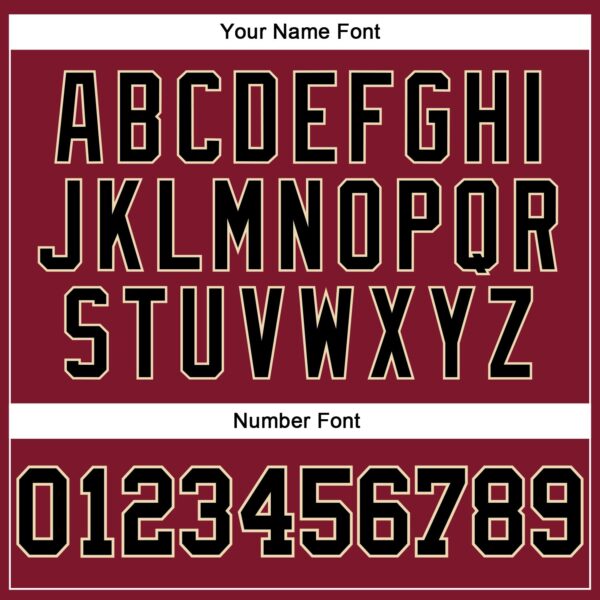 Custom Crimson Black-Cream Authentic Sleeveless Baseball Jersey