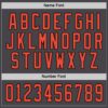 Custom Steel Gray Orange-Black Hockey Jersey
