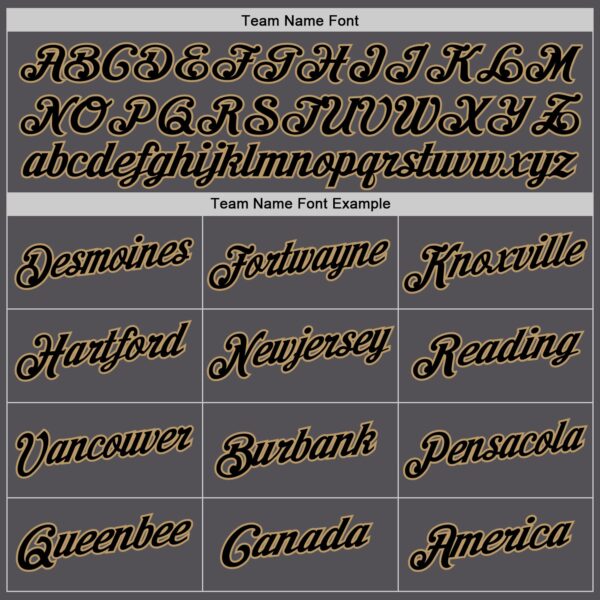 Custom Steel Gray Black-Old Gold Performance T-Shirt