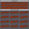 Custom Steel Gray Orange-Black Performance T-Shirt