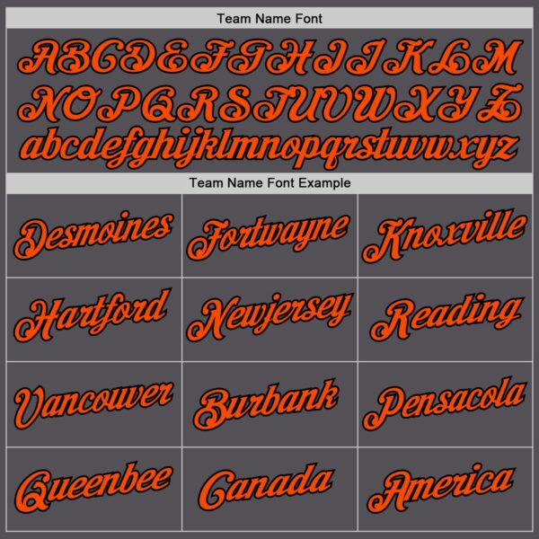 Custom Steel Gray Orange-Black Performance T-Shirt