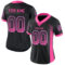 Drift0002-1 Custom Black Pink-Light Blue Drift Fashion Football Jersey