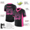 Drift0002-2 Custom Black Pink-Light Blue Drift Fashion Football Jersey