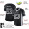Drift0004-2 Custom Black Gray-White Drift Fashion Football Jersey