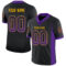 Drift0005 Custom Black Purple-Gold Drift Fashion Football Jersey