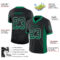Drift0006-2 Custom Black Kelly Green-White Drift Fashion Football Jersey