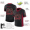 Drift0013-2 Custom Black Crimson-Cream Drift Fashion Football Jersey