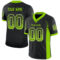 Drift0019 Custom Black Neon Green-White Drift Fashion Football Jersey