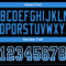 Drift0020-3 Custom Black Powder Blue-White Drift Fashion Football Jersey