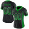 Drift0024-1 Custom Black Grass Green-White Drift Fashion Football Jersey