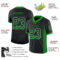 Drift0024-2 Custom Black Grass Green-White Drift Fashion Football Jersey