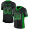 Drift0024 Custom Black Grass Green-White Drift Fashion Football Jersey