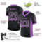 Drift0025-2 Custom Black Medium Purple-White Drift Fashion Football Jersey