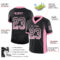 Drift0026-2 Custom Black Light Pink-White Drift Fashion Football Jersey