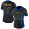 Drift0032-1 Custom Black Royal-Yellow Drift Fashion Football Jersey