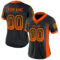 Drift0034-1 Custom Black Orange-Yellow Drift Fashion Football Jersey