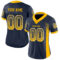 Drift0035-1 Custom Navy Gold-White Drift Fashion Football Jersey