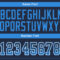 Custom Navy Powder Blue-White Drift Fashion Football Jersey
