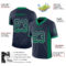 Drift0042-2 Custom Navy Kelly Green-White Drift Fashion Football Jersey