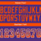 Custom Purple Orange-White Drift Fashion Football Jersey