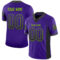 Drift0048 Custom Purple Black-Neon Green Drift Fashion Football Jersey