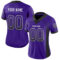 Drift0050-1 Custom Purple Black-White Drift Fashion Football Jersey