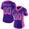 Drift0051-1 Custom Purple Pink-White Drift Fashion Football Jersey