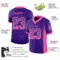 Drift0051-2 Custom Purple Pink-White Drift Fashion Football Jersey