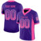 Drift0051 Custom Purple Pink-White Drift Fashion Football Jersey