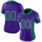 Drift0054-1 Custom Purple Kelly Green-White Drift Fashion Football Jersey