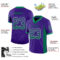 Drift0054-2 Custom Purple Kelly Green-White Drift Fashion Football Jersey